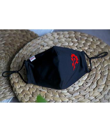 Buy Boom Lab Horde Face Mask - Washable 3-Layer Ear Loop Style with Pocket Filter | Natural Face Mask for All Sizes - International Shipping Available - Buy Online on GoSupps.com