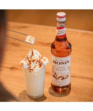 MONIN - Assortiment Sirop Saveur Marshmallow Grill & Sirop Saveur Roul la Cannelle - Pour Caf Chocolat Chaud Capuccino ou Latte - Ar mes Naturels - Bouteille en Verre - 2 x 70 cl - Buy Online on GoSupps.com