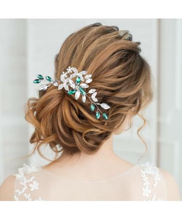 Hair Accessories Wedding Guest Wedding Guest Hair Accessories Prom Hair Accessories Sage Green Hair Accessories Bridal Hair Accessories for Bride and Bridesmaid - Buy Online on GoSupps.com