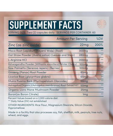 Fertility Supplements for Men - Conception & Male Fertility Vitamin with Zinc, Maca, Ashwagandha, L-Arginine - 4 Month Supply (240 Pills) - Buy Online on GoSupps.com