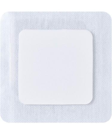 Areza Medical Foam Wound Dressing with Adhesive Border 6.5 x 6.5 Central Foam 4.1 x 4.1 5mm Thickness - 5 per Box - Buy Online on GoSupps.com