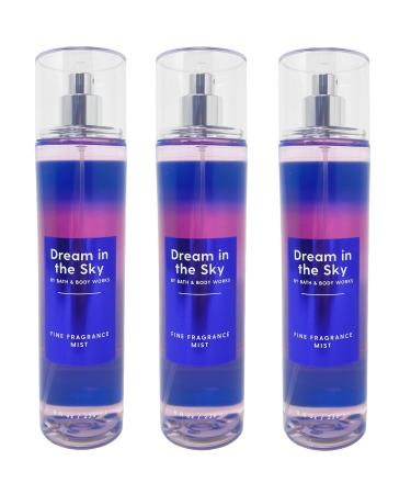Bath DREAM IN THE SKY - Value Pack Lot of 3 Fine Fragrance Mist. - Full Size