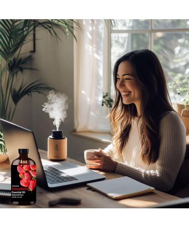 Lotus Essential Oil 16 Fl Oz and Strawberry Essential Oil 4 Fl Oz for Diffuser Humidifier Yoga Cleaning DIY Candle Soap Making Perfume Gift for Essential Oils - Buy Online on GoSupps.com