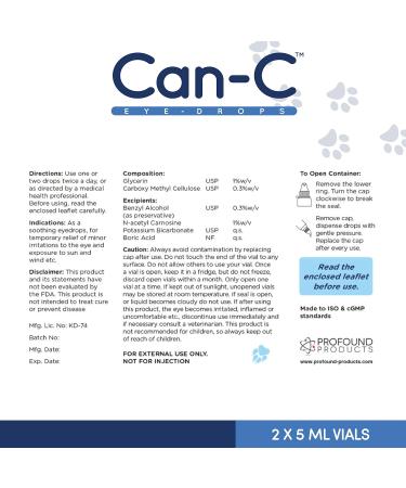 Can-C K9 Eye Drops - Buy Online on GoSupps.com