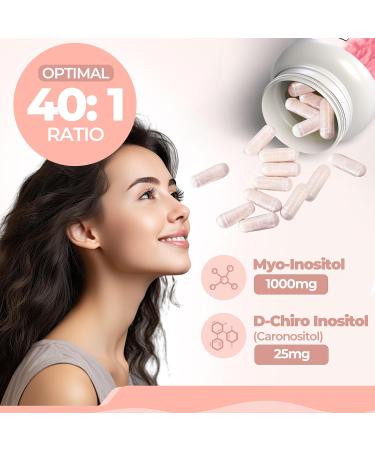 Pure Moxies Myo& D-Chiro-Inositol for Women - 60 Capsules - Buy Online on GoSupps.com