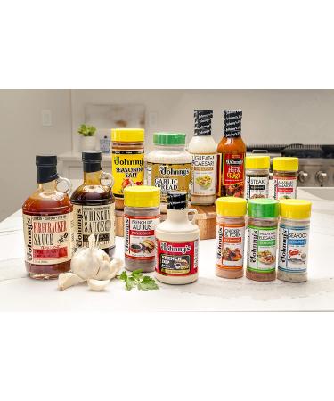 Johnny's Garlic Spread & Seasoning 18 Oz (Pack of 2) - Delicious Flavor Booster for Any Dish - Buy Online on GoSupps.com