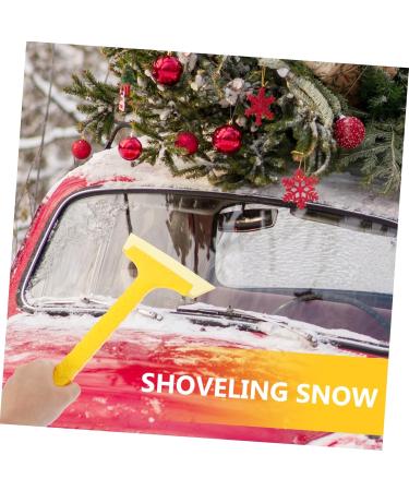 minkissy Japanese Patches for Clothing Snow Windshield Violin Bow Clip Deicer Snow Scraper Trumpet Water Key Screw Ice Scraper Snow Windshield Car Beef Scraping 34.00X16.00X1.50CM Yellow - Buy Online on GoSupps.com