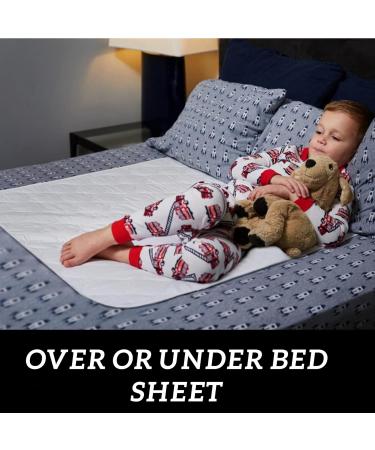 Washable Incontinence Bed Pad - Waterproof Mattress Protector (75x90 cm) - Reusable Medical Pad for Bed Protection - 1 Piece - Buy Online on GoSupps.com