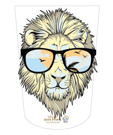 Amputee SockLion is Cool V1 BTKA Regular 3ply Stump Sock