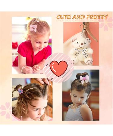 PLIOPYIK Girls Hair Accessories Set - Double Layer Jewelry Box with Hair Clips and Hair Ties (Luxury Pink) - Buy Online on GoSupps.com