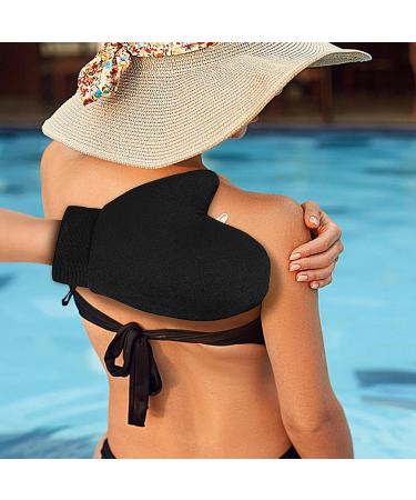 Gants autobronzants - Gants d'application de flocons applicateur de lotion r utilisable velours s chage rapide noir - Buy Online on GoSupps.com