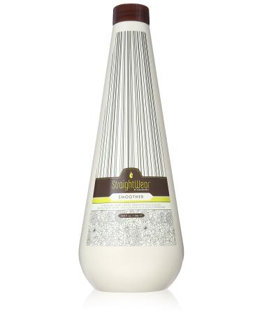 Macadamia Oil Natural Oil Straightwear Smoother Straightening Solution for Unisex - 33.8 oz Smoother