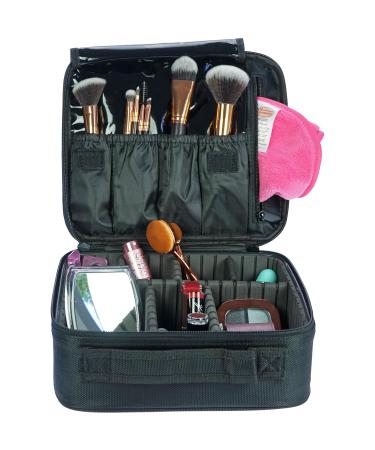 Buy Beauty Tool Case Black 22.5x25.5x9.5 cm | Organizer Compartments for Perfect Storage | International Shipping - Buy Online on GoSupps.com