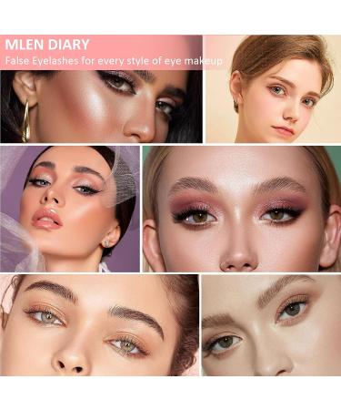 MLEN DIARY C-Sunny-5pairs Flutter Habit 3D Curl Faux Mink Lashes - 5 Pairs - Buy Online on GoSupps.com