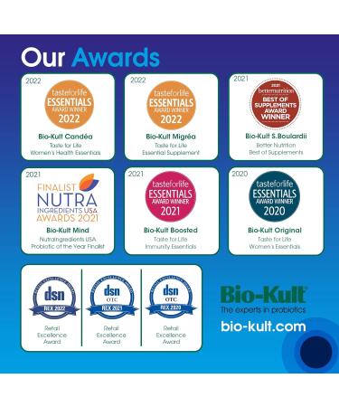Bio-Kult Migr Advanced MultiStrain Probiotics with Magnesium Citrate & Vitamin B6 - 60 Count - Buy Online on GoSupps.com