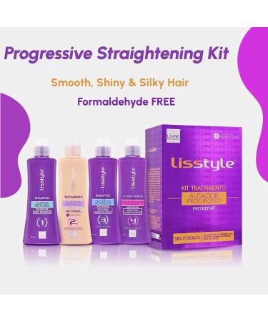 L Mar Lisstyle Progressive Straightening Treatment Blowout Kit - No Formol Carbocysteine No Smell No Itching | Permanent Straightening 250 ml - Buy Online on GoSupps.com