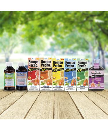 Rompe Pecho SF-FLU 6oz - Sugar-Free Cold & Flu Syrup, 6 Fl Oz - Pack of 1 - Buy Online on GoSupps.com