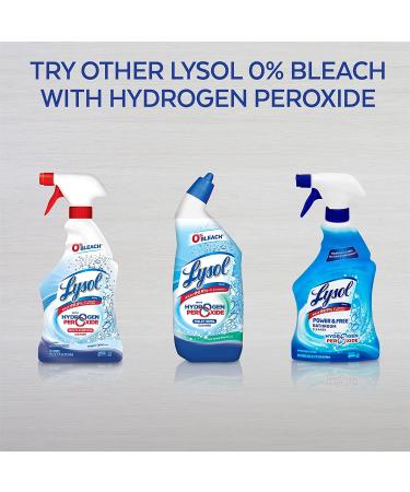 Lysol Power and Free Bathroom Cleaner Fresh 22oz (Pack of 2) - Antibacterial Formula - Buy Online on GoSupps.com