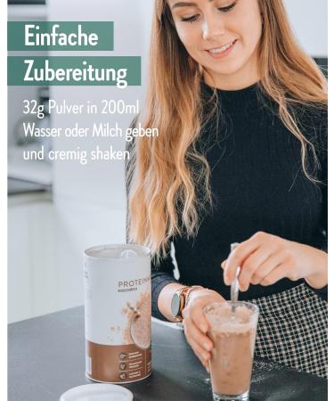 LiveFresh Chocolate Protein Powder (450g) | Vegan Meal Replacement | 29g Protein from Rice Soy Pea & Hemp - Buy Online on GoSupps.com