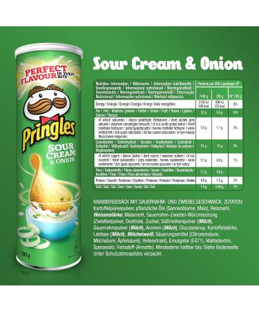 Buy Pringles Sour Cream & Onion Party Pack | 6 x 185g Sourcream Chips - International Shipping Available - Buy Online on GoSupps.com