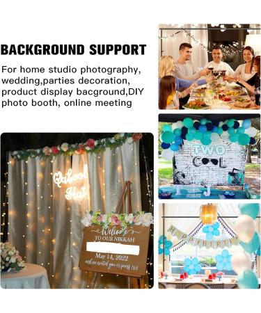 BEIYANG 7.5x10FT Backdrop Stand Kit for Photography Video Studio - Adjustable Support System with Carrying Bag - Buy Online on GoSupps.com