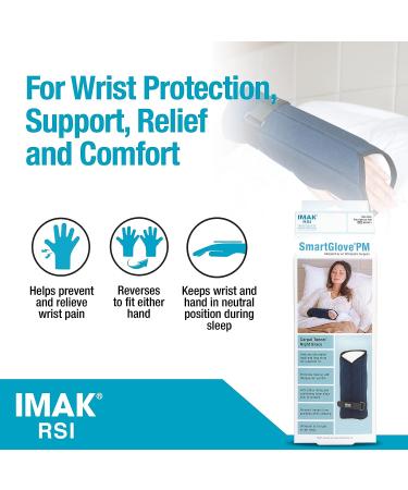 IMAK RSI Smart Glove PM - Universal Hand Brace with Stabilizer for Nighttime Support - Buy Online on GoSupps.com