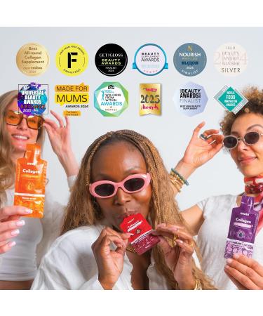  Zooki Zooki Marine Collagen Liquid Sachets 5000 mg Great Taste Sugar Free High Strength Marine Collagen Supplement for Men and Women Skin Joints & Hair (Peach Mango Flavor) - Buy Online on GoSupps.com