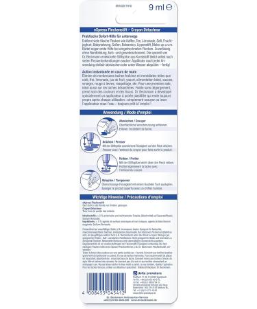 Dr. Beckmann eXpress Stain Pen - Best On-the-Go Stain Remover | Quick & Easy 9ml Solution | International Shipping Available - Buy Online on GoSupps.com
