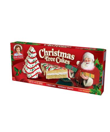 Little Debbie Vanilla Christmas Tree Cakes 3 Boxes of 5 (Total 15 Cakes) - Buy Online on GoSupps.com