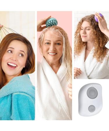 Scalp Oil Applicator Scalp Massager Multifunctional Electric Scalp Massage Brush - Portable Oil Dispenser Hair Brush Massager - Buy Online on GoSupps.com