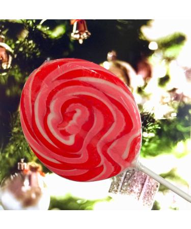 Wendy's Candies - Giant swirl Lollipop - strawberry and cream - Handcrafted confectionery - delicious sweet - Candy - gifts ideas for all occasions - ref OSCR STRAWBERRY-CREAM - Buy Online on GoSupps.com
