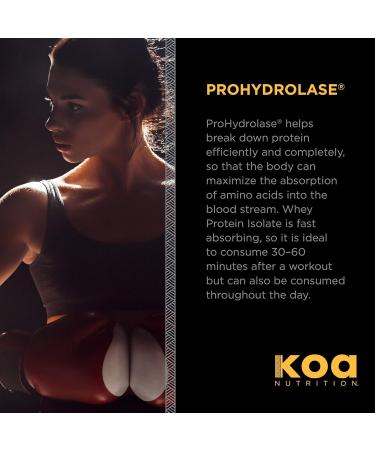 KOA WARRIOR Whey Protein Isolate - Pure Chocolate Protein with BCAAs | No Artificial Flavors | 6lb Bag - Performance Driven International Shipping Available - Buy Online on GoSupps.com