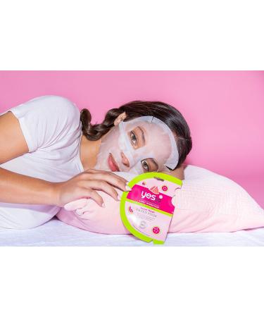 Yes To Watermelon Refreshing Paper Mask - Hydration Packed with Antioxidants - Vegan & Cruelty-Free - 1-Pack 0.6 Fl Oz - Buy Online on GoSupps.com