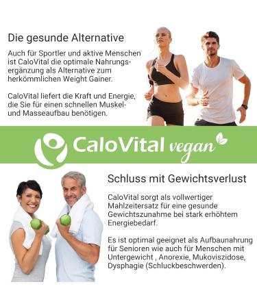  CALOVITAL CaloVital High Calorie Food for Drinking Vegan Drink for Astronauts Carbohydrates Proteins Vitamins and Minerals Highly Dosed 500 g Vanilla - Buy Online on GoSupps.com