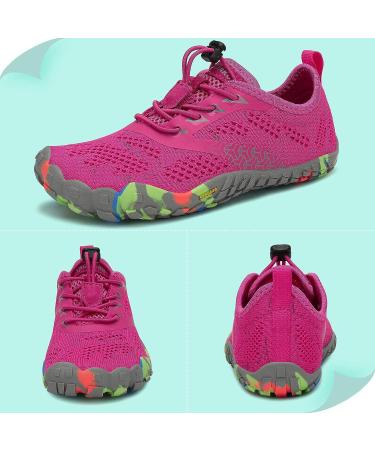 SAGUARO Kids Water Shoes - Boys Girls Barefoot Swim Aqua Beach Shoes 9.5 Toddler Pink Rose - Buy Online on GoSupps.com