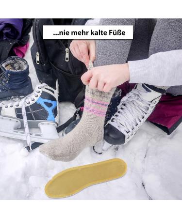 Alpidex Heat Soles Foot Warmer | 30 Pairs Adhesive Heat Inserts for Natural Warmth | Shoe Warmers S - 35-38 | Long-lasting 8-Hour Comfort - Buy Online on GoSupps.com