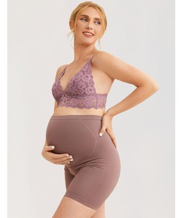 Gratlin Seamless Pregnancy Shapewear High Waist Shorts XL - Mochaccino - Buy Online on GoSupps.com
