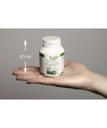 STEVIAGO 100% Pure Stevia Powder Extract - 97% Reb-A 50g with Measuring Spoon | Premium Natural Sweetener for Healthy Living - Buy Online on GoSupps.com