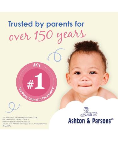 Ashton & Parsons Teething Gel - 10ml - For 3 Months+ Infants - Relieves Common Teething Symptoms - Buy Online on GoSupps.com
