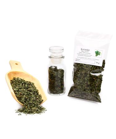 Feine W rze Coriander leaves for meat dishes. Suitable for soups spices cucumber salad etc. 10g