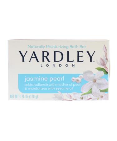 Yardley London Jasmine Pearl Naturally Moisturizing Bath Bar 4.25 ounce
