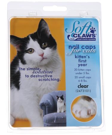 Feline Soft Claws Nail Caps Kitten Clear