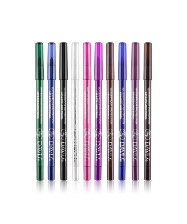 Wismee 10 Colors Eyeliner Pen Set - Professional Pearl Eyeliner Kit for Long Lasting Eye Makeup - Buy Online on GoSupps.com