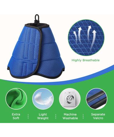 Shop Bonthe Halskrause Dog Collar - Breathable Adjustable Soft Protection for Post-Op Recovery | XXL Green - Buy Online on GoSupps.com