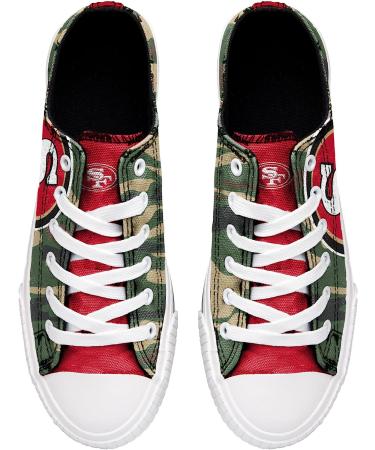 FOCO Women's NFL Camo Low Top Canvas Sneakers Shoes Size 9 - Camo Print - Buy Online on GoSupps.com