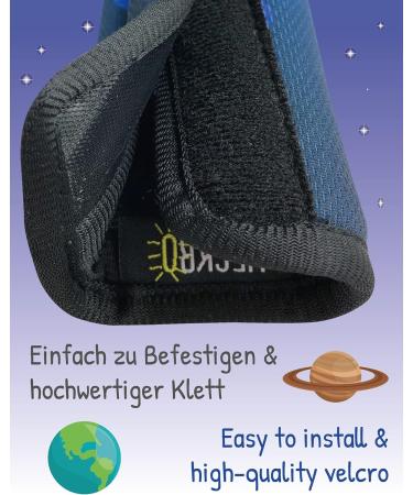 HECKBO Astronaut Kids Car Seat Belt Pads - Seat Belt Protectors for Booster Seats - Ideal for Car or Bicycle - 1 Piece - Buy Online on GoSupps.com