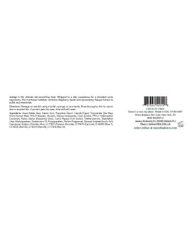 Mario Badescu Raspberry Body Scrub - Exfoliating Formula with Raspberry Seeds & Papaya Extract | 8 OZ - Buy Online on GoSupps.com