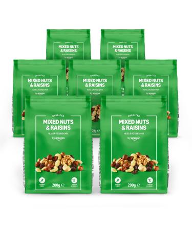by Amazon M lange De Fruits A Coque Et De Raisins Secs - 200g paquet de 7