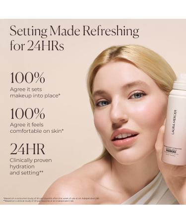 Laura Mercier Translucent Hydrating Setting Spray Ultra-Blur Micro-Fine Blurring Face Mist 24HR Shine Control Natural Finish Smudge & Transfer-Proof Infused with Hyaluronic Acid + Niacinamide - Buy Online on GoSupps.com