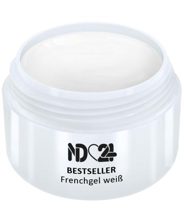 French-Gel White White - UV nail gel - Made in Germany (5ml)